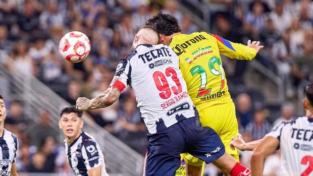 Sergio Ramos fue responsable del segundo gol de América vs Rayados (Mexsport)