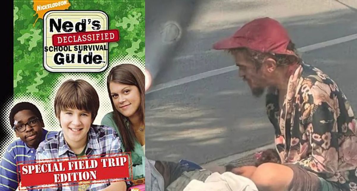Actor del Manual de Ned es visto en situación de calle: quién es