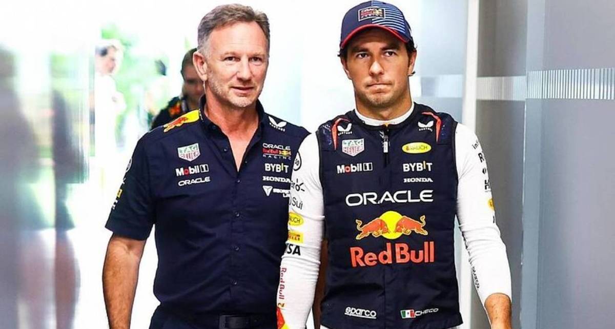 Checo Pérez y Christian Horner durante su época en Red Bull (@christianhorner)