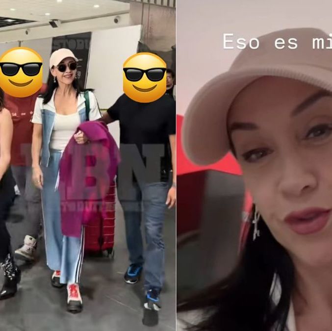 Susana Zabaleta responde a abucheos en el aeropuerto