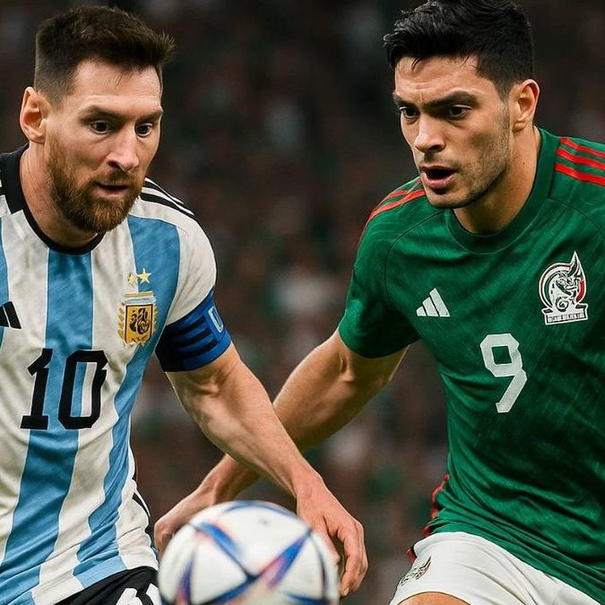 México enfrentará a Argentina en 2026. (Foto: Mediotiempo IA)