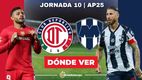 Rivalidad Toluca-Monterrey Jornada 10 Apertura 2025
