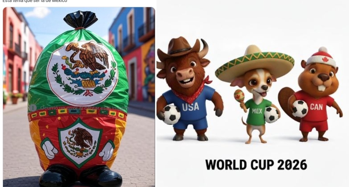 Los memes no perdonaron a las mascotas del Mundial 2026 (X)
