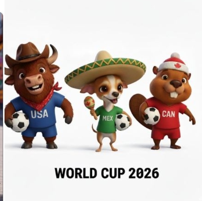 Los memes no perdonaron a las mascotas del Mundial 2026 (X)