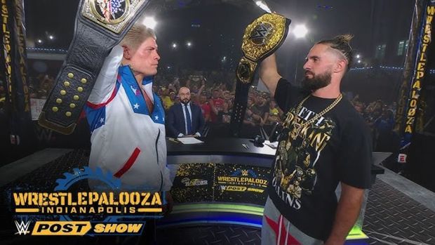 Cody Rhodes y Seth Rollins se enfrentarán en Crown Jewel 2025 (FOTO: WWE)