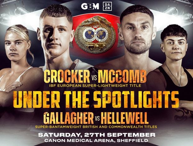 Croker vs McComb se enfrentaran este sabado 27 de septiembre del 2025. Foto: @DaznBoxing