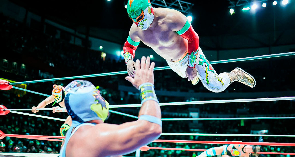 Liderado por Místico, el Team Hawlucha venció al Team Machamp. (Foto: Cortesía CMLL)
