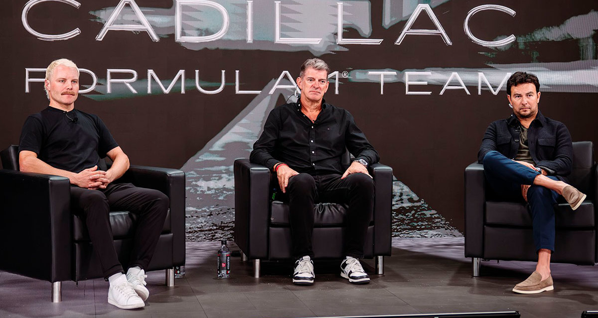 Bottas, Lowdon y Checo trabajarán de la mano en Cadillac. (Foto; Cadillac)