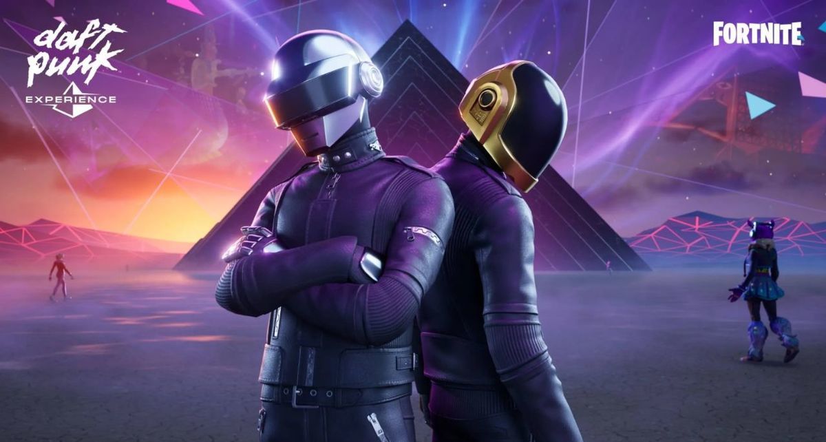 Conoce los horarios para que no te pierdas el concierto de Daft Punk en Fortnite. Foto: Epic Games