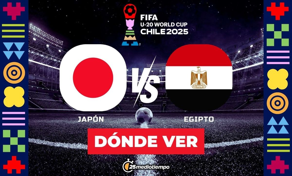 Japón vs. Egipto: dónde y a qué hora ver EN VIVO Mundial Sub-20