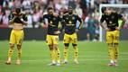 Lamento de los jugadores del Manchester United (AFP)