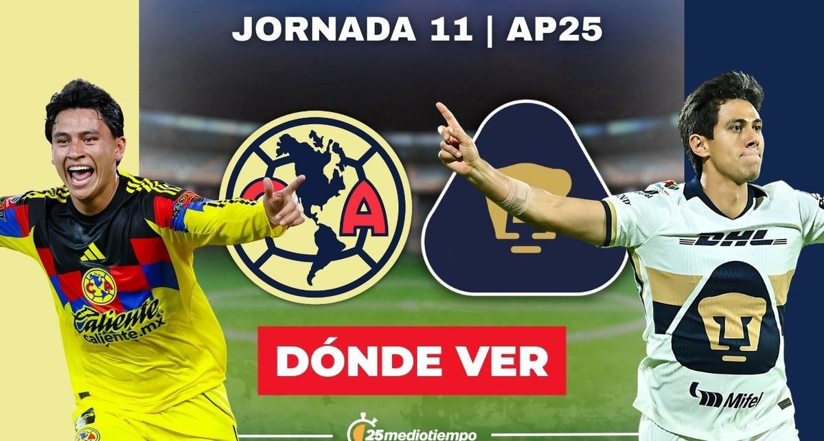 Rivalidad América-Pumas Jornada 11 Apertura 2025