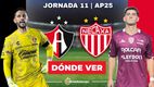 Rivalidad Atlas vs. Necaxa Jornada 11 Apertura 2025