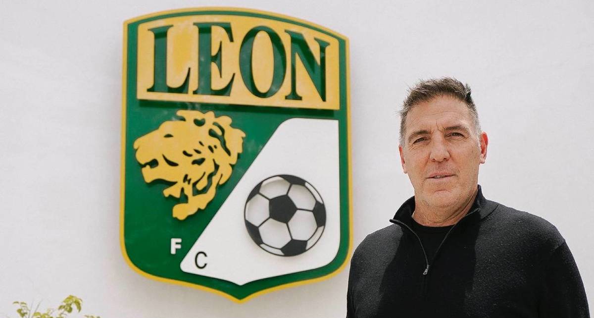 Toto Berizzo, en las instalaciones de La Fiera (@clubleonfc)