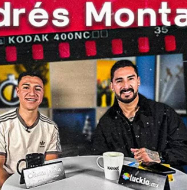 Andrés Montaño con Yosgart Gutiérrez (Captura)