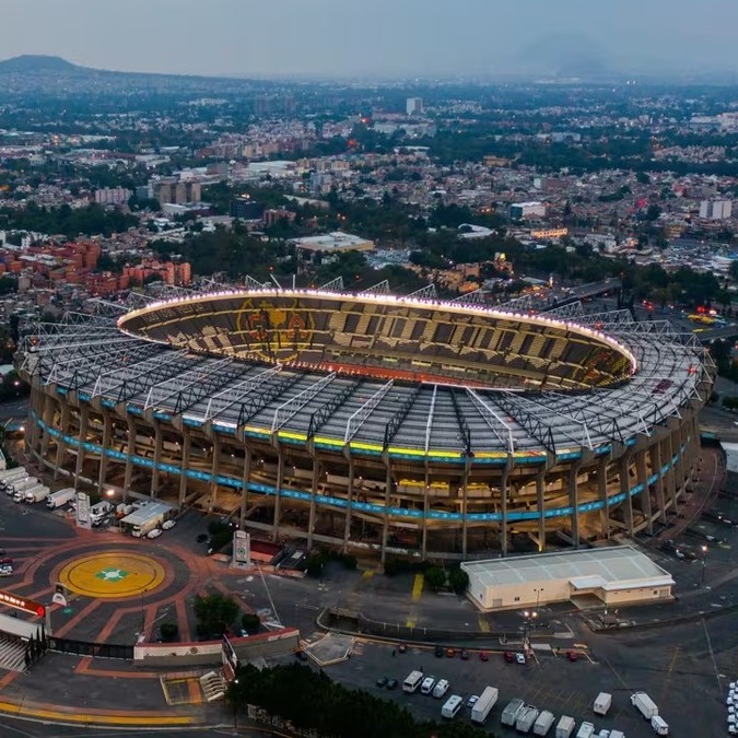 Así avanza la remodelación de nueva tribuna del Estadio Azteca (FIFA)