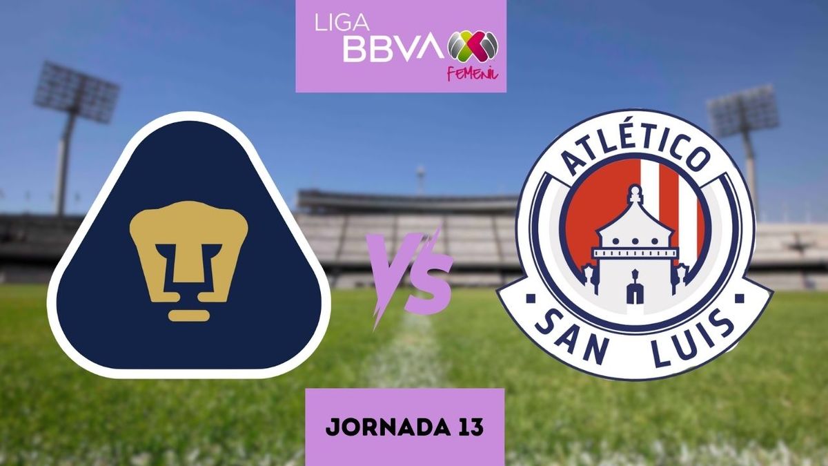 Pumas vs Atlético San Luis: horario y dónde ver hoy Liga MX Femenil
