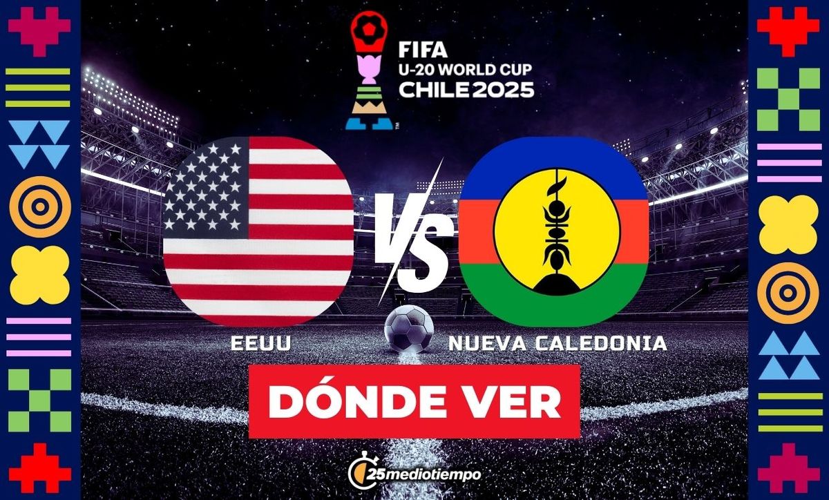 Dónde ver Estados Unidos vs Nueva Caledonia: Copa Mundial Sub-20 2025