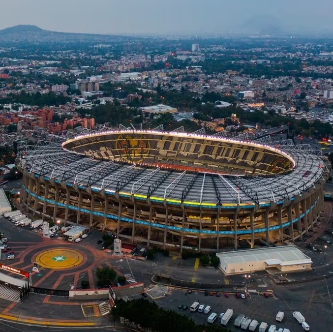 Así avanza la remodelación de nueva tribuna del Estadio Azteca (FIFA)