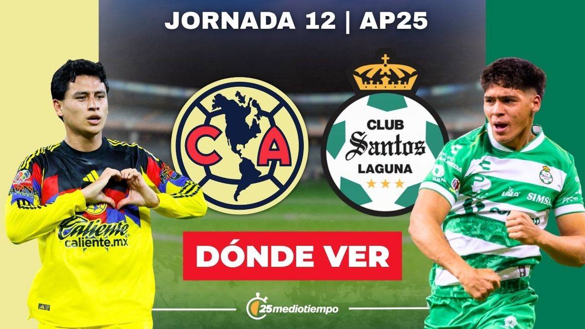América vs. Santos dónde y a qué hora ver EN VIVO Jornada 12