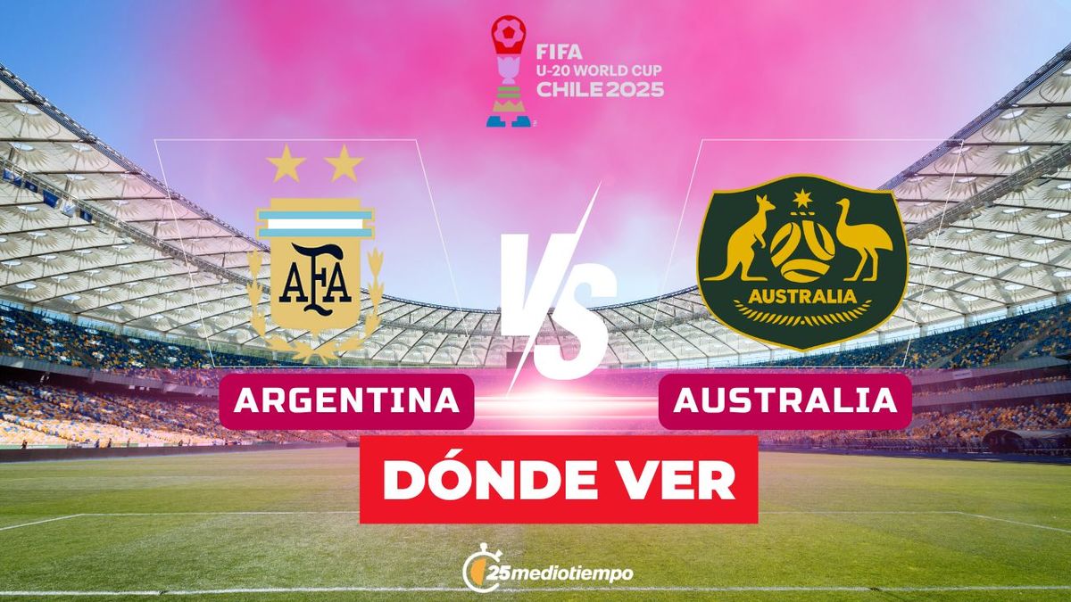 Argentina vs Australia Sub-20: horario y transmisión del Mundial