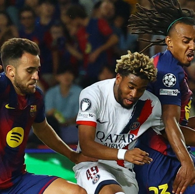 Barcelona se enfrentó a PSG en la J2 de la Champions League (Reuters)