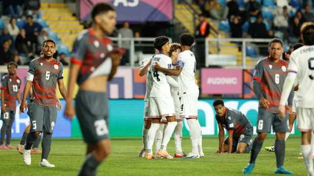 Estados Unidos le pasó por encima a Nueva Caledonia (AFP)
