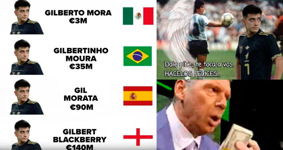 Memes de Gilberto Mora y la Selección Mexicana Sub-20.