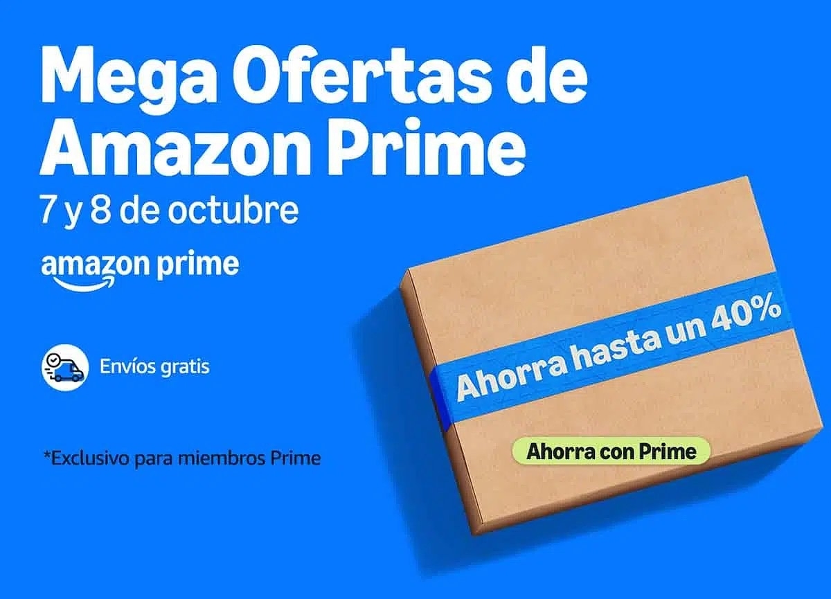 Del 7 al 8 de octubre comenzará 'Mega Oferas Amazon Prime' 2025. Foto: Amazon