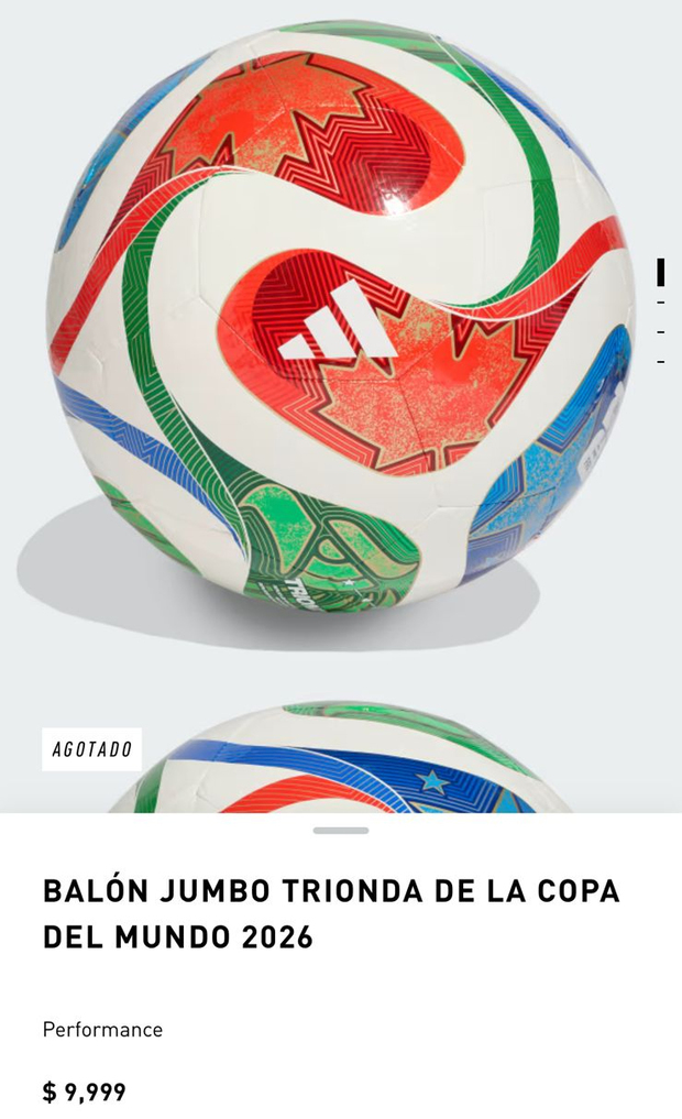 El balón Jumbo se agotó de inmediato. (foto: adidas)