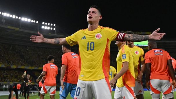 James Rodríguez anotó el único gol del partido (AFP)