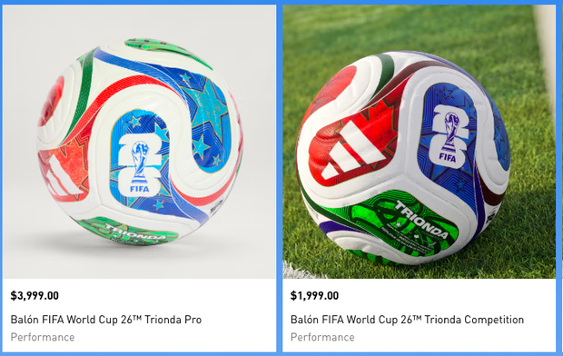 Los balones de mayor costo. (Foto: adidas)