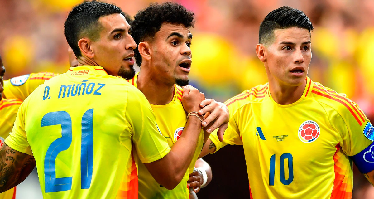 Luis Díaz y James Rodríguez encabezan a Colombia ante México. (Foto: Mexsport)
