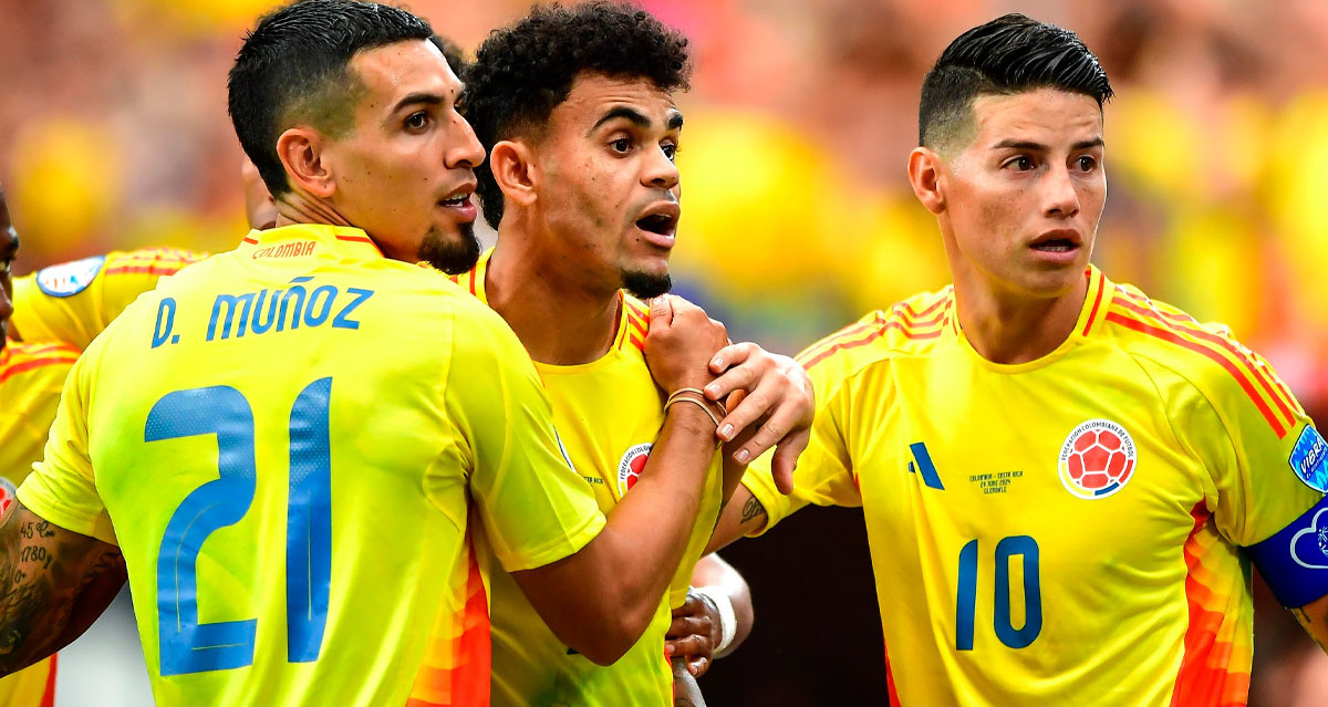 Luis Díaz y James Rodríguez encabezan a Colombia ante México. (Foto: Mexsport)