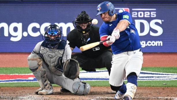 Alejandro Kirk hizo dos cuadrangulares ante New York Yankees (Reuters)