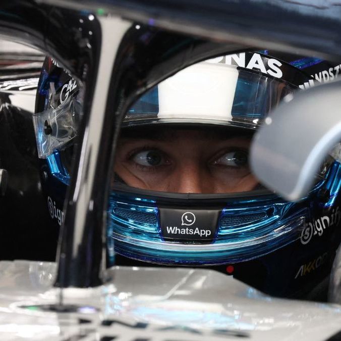 George Russell brilló en la clasificación del GP de Singapur (Reuters)