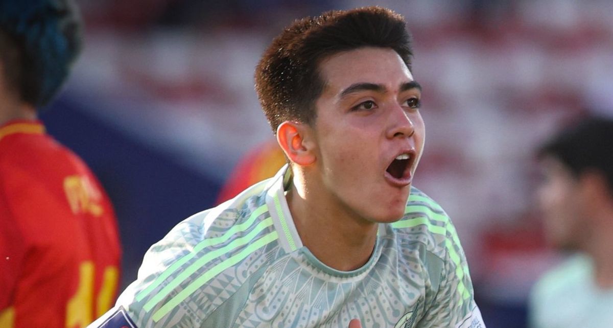 Gilberto Mora hizo doblete ante España en el Mundial Sub-20 (@miseleccionsubs)
