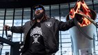 Jacob Fatu vivió su primer juego de NFL en el Allegiant Stadium (Cortesía Raiders)