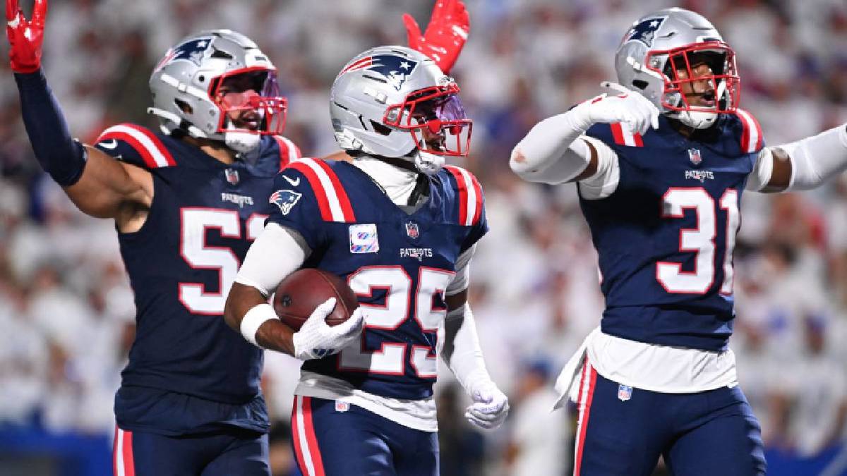 Patriots sorprenden a los Bills y rompen su invicto con un marcador de 23-20