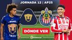 Rivalidad Pumas vs. Guadalajara Jornada 12 Apertura 2025