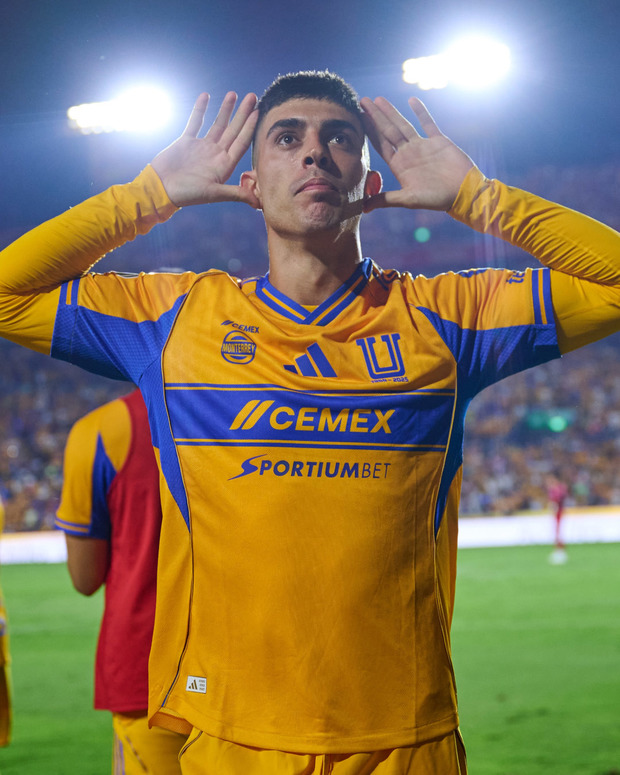 Brunetta fue el autor del gol ante Cruz Azul. (Foto: Tigres)