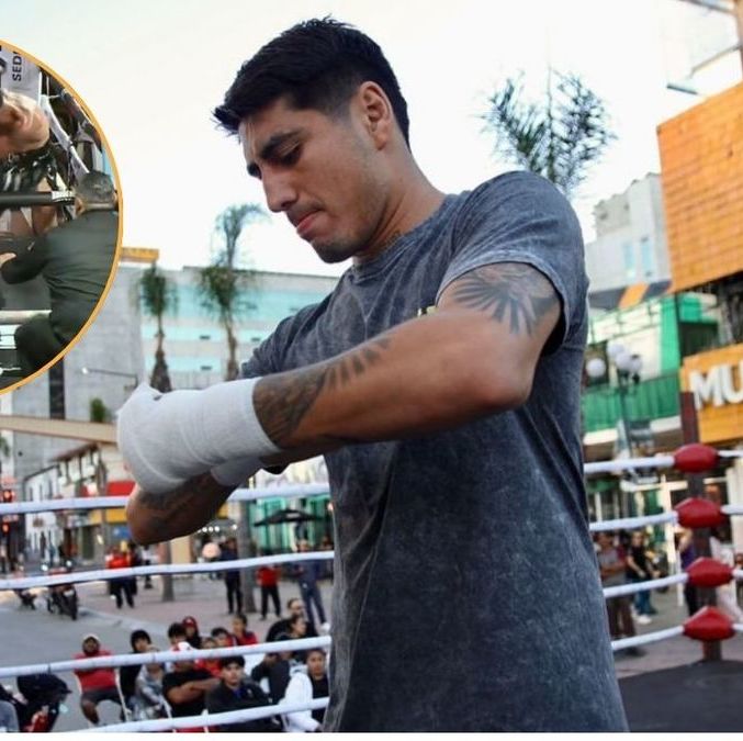 Ángel "Tashiro" Fierro fue descalificado tras patear a Abraham Cordero (Instagram)