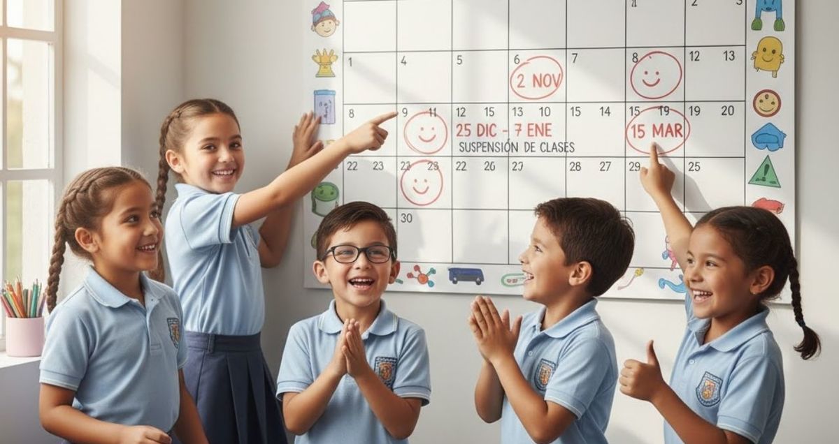 Calendario SEP 2025-2026: estos son los 15 días en que no habrán clases en el ciclo escolar. (FOTO): Especial.