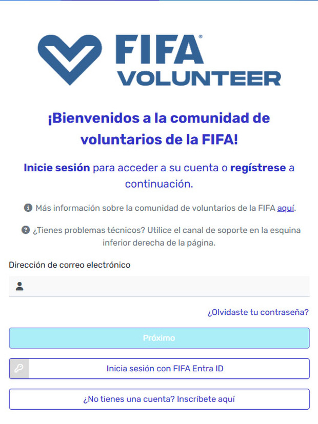 Se lanzó la convocatoria para los registros de voluntarios.