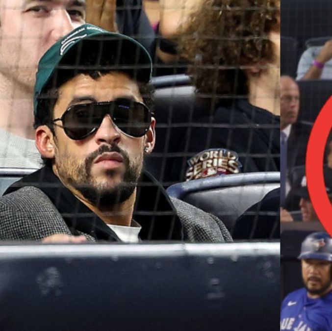 Bad Bunny se llevó la pelota de souvenir. (Foto: ESPN/ captura de pantalla MLB)