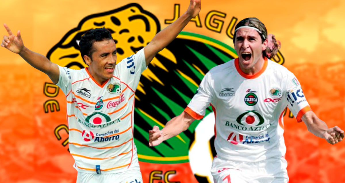 Gilberto Mora y Walter Jiménez coincidieron en Jaguares. (Fotos: Mexsport)