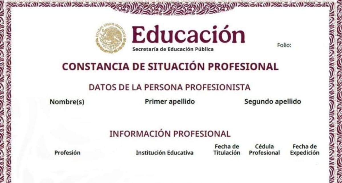 Sigue esta guía para descargar la Constancia de Situación Profesional de la SEP en línea. Foto: Especial