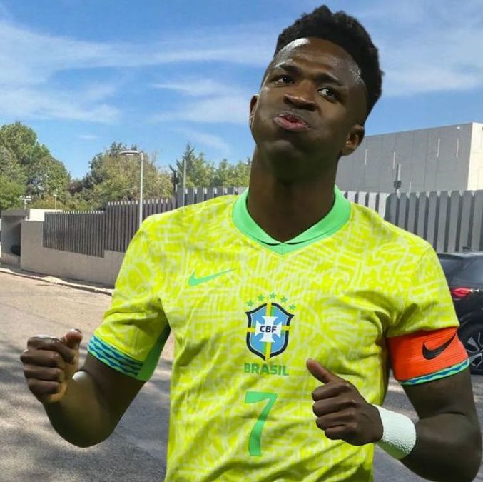 La casa de Vini se incendió, pero el jugador estaba con su selección. (Foto: @telemadrid/ EFE)