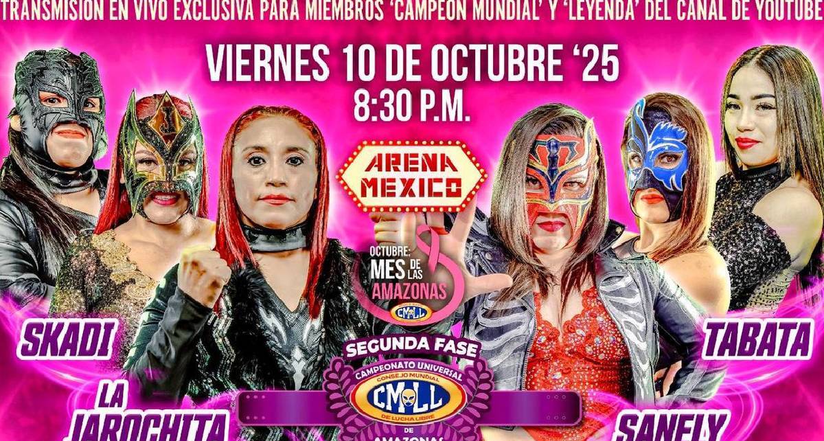 Se busca segunda finalista por el Campeonato Universal de Amazonas 2025 / CMLL
