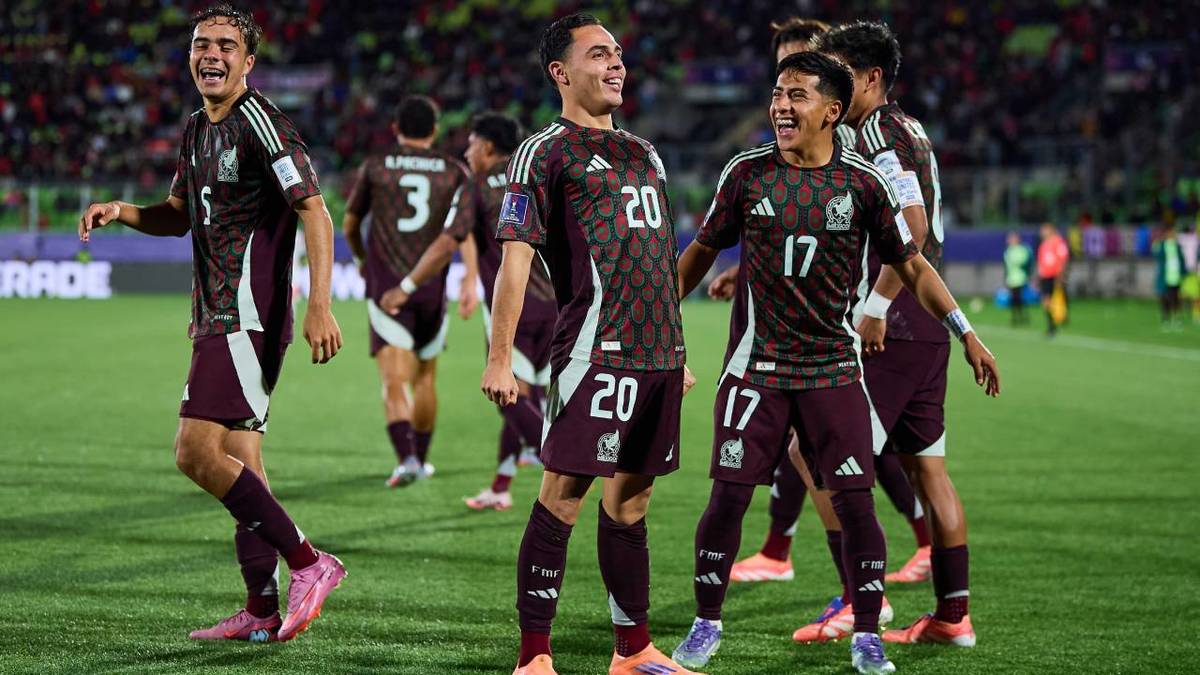 Festejo de gol de Camberos en el Mundial Sub 20 (Mexsport)